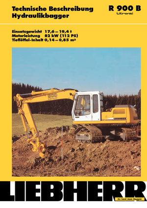 Raupenbagger Liebherr R 900 B Litronic