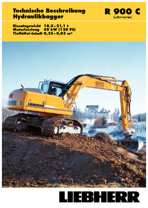 Raupenbagger Liebherr R 900 C Litronic