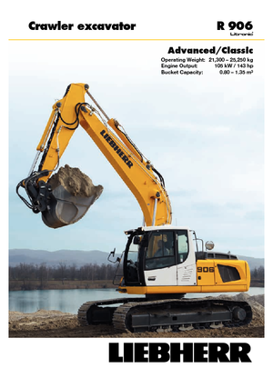 Raupenbagger Liebherr R 906 Classic