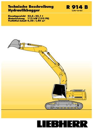 Raupenbagger Liebherr R 914 B Litronic HDSL
