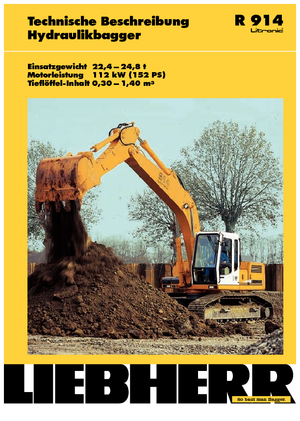 Raupenbagger Liebherr R 914 Litronic HD-SL