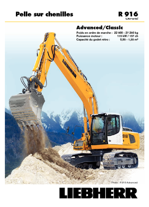 Raupenbagger Liebherr R 916 Advanced