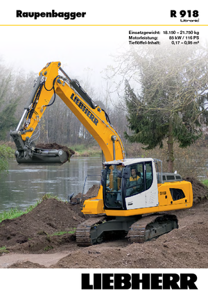 Raupenbagger Liebherr R 918