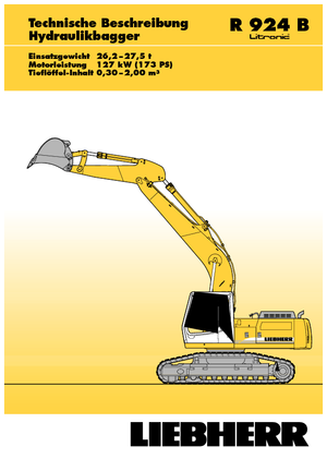 Raupenbagger Liebherr R 924 B Litronic HDSL