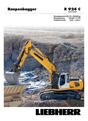 Raupenbagger Liebherr R 924 C Litronic HDSL