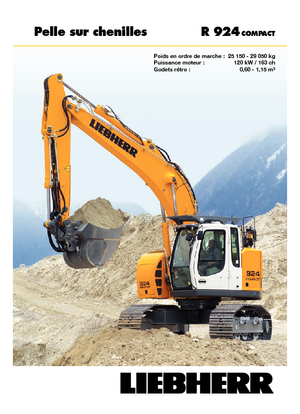 Raupenbagger Liebherr R 924 Compact