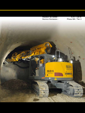 Raupenbagger Liebherr R 924 Compact Tunnel Litronic
