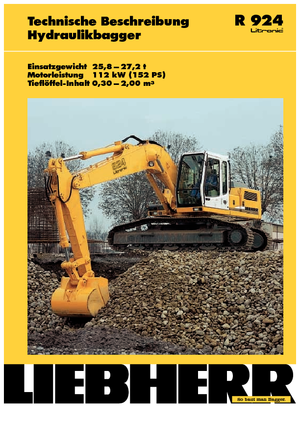Raupenbagger Liebherr R 924 Litronic HD-SL