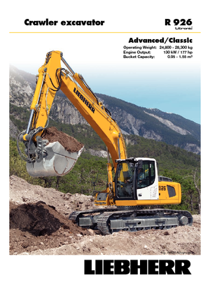 Raupenbagger Liebherr R 926 Classic