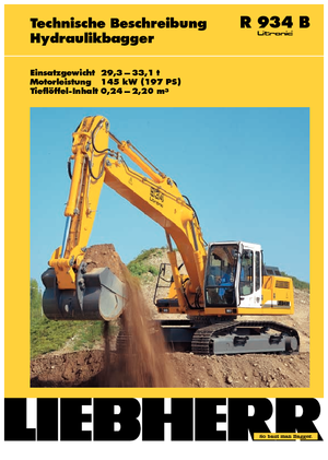 Raupenbagger Liebherr R 934 B Litronic HDS