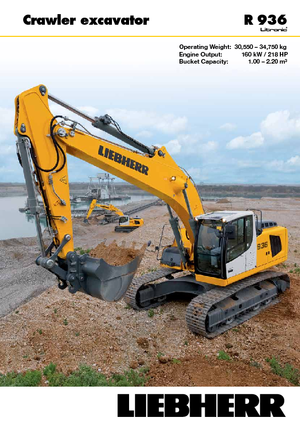 Raupenbagger Liebherr R 936