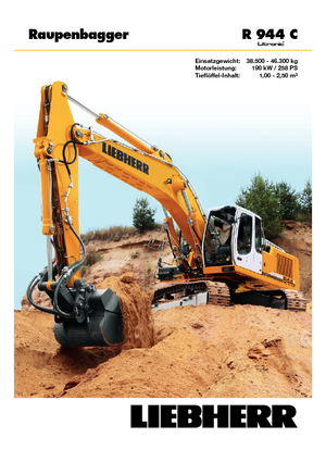 Raupenbagger Liebherr R 944 C Litronic