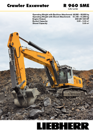 Raupenbagger Liebherr R 960 SME