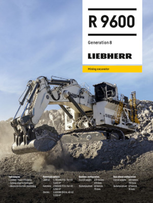 Raupenbagger Liebherr R 9600