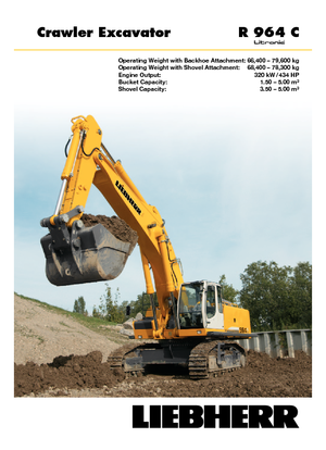 Raupenbagger Liebherr R 964 C Litronic