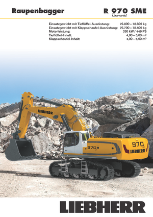Raupenbagger Liebherr R 970 SME
