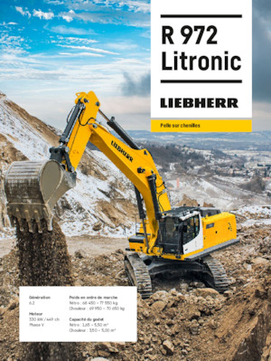 Raupenbagger Liebherr R 972 Litronic 