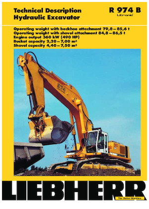 Raupenbagger Liebherr R 974 B Litronic HD