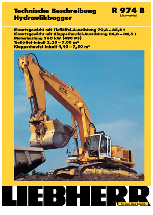 Raupenbagger Liebherr R 974 B Litronic HD