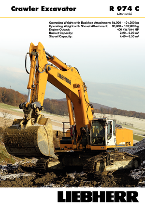 Raupenbagger Liebherr R 974 C Litronic