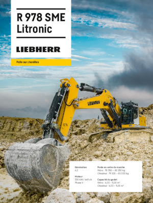 Raupenbagger Liebherr R 978 SME Litronic 
