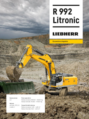 Raupenbagger Liebherr R 992 Litronic 