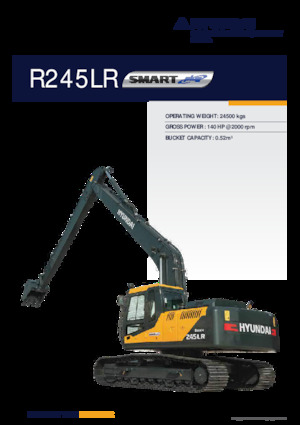 Raupenbagger Hyundai R245LR SMART PLUS