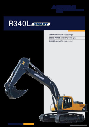 Raupenbagger Hyundai R340L SMART