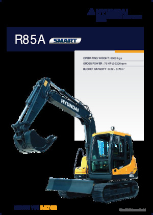 Raupenbagger Hyundai R85A SMART