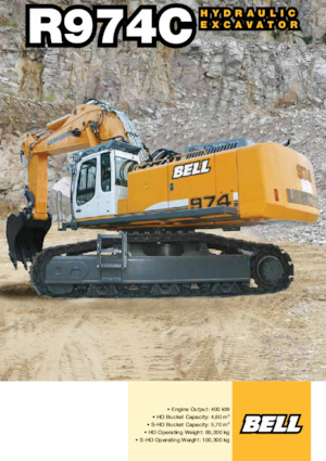 Raupenbagger Bell R974C