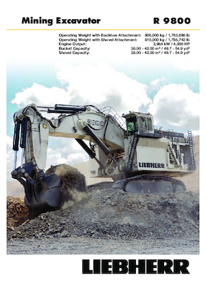 Raupenbagger Liebherr R 9800 