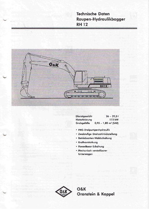 Raupenbagger O&K RH 12