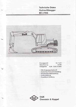 Raupenbagger O&K RH 4 PMS LC