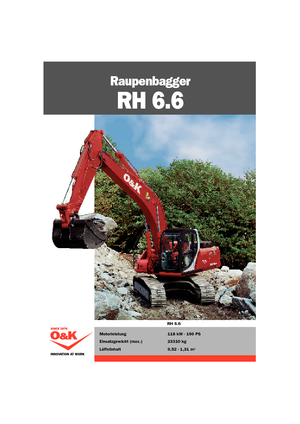Raupenbagger O&K RH 6.6