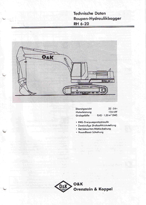 Raupenbagger O&K RH 6-20