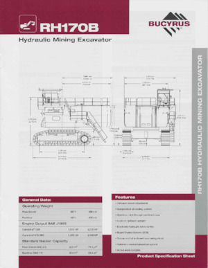 Raupenbagger Bucyrus RH170B