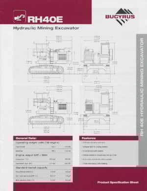 Raupenbagger Bucyrus RH40E