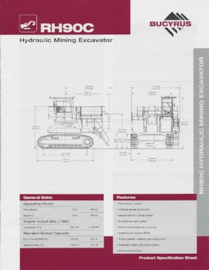Raupenbagger Bucyrus RH90C