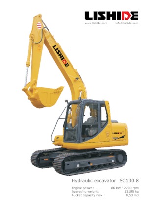 Raupenbagger Lishide SC130.8