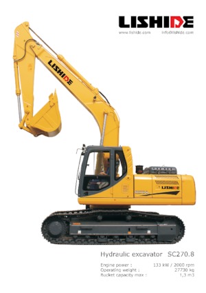 Raupenbagger Lishide SC270.8LC