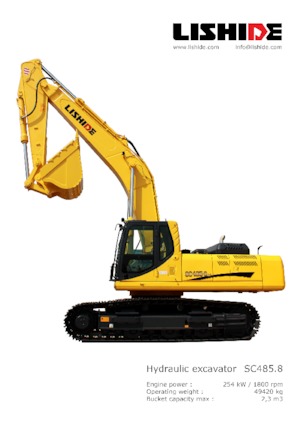 Raupenbagger Lishide SC485.8LC 