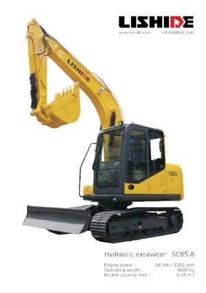 Raupenbagger Lishide SC85.8