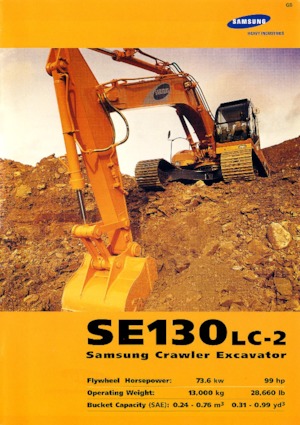 Raupenbagger Samsung SE 130 LC