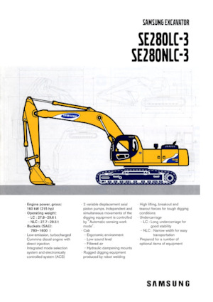 Raupenbagger Samsung SE 280 NLC-3