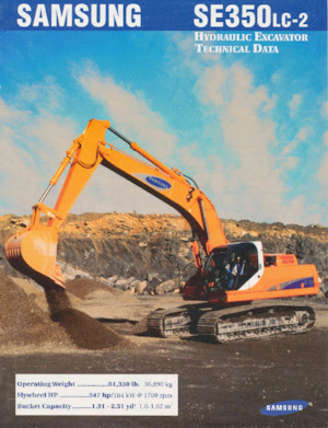 Raupenbagger Samsung SE 350 LC-2