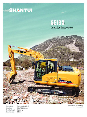Raupenbagger Shantui SE135 