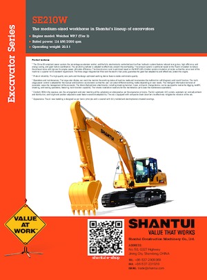 Raupenbagger Shantui SE210W