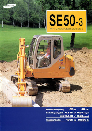 Raupenbagger Samsung SE50-3
