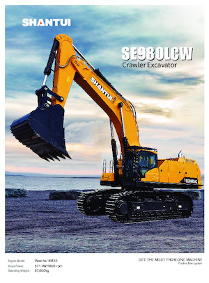Raupenbagger Shantui SE980LCW 
