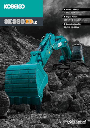 Raupenbagger Kobelco SK 380 XDLC